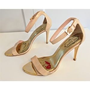 SALE Ted Baker Nude Patent 'Juliennas' Sand